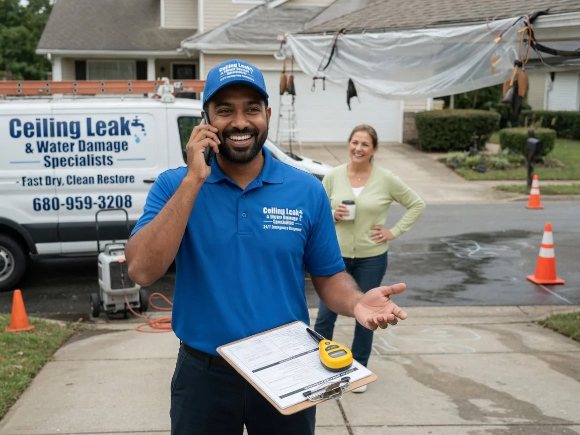 Ceiling Leak Cleanup Belcher, LA FAQs